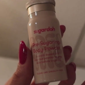 Pre-Sugaring Body Powder